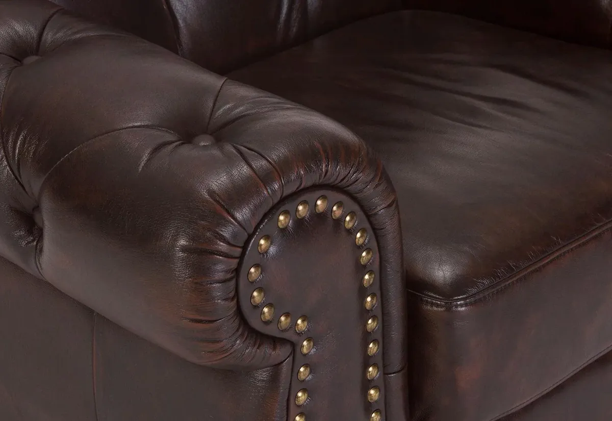 IndiFash 1 Seater Colonial Chesterfield Sofa thumbnail 3