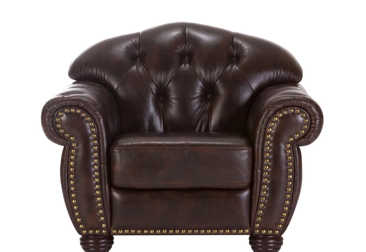 IndiFash 1 Seater Colonial Chesterfield Sofa thumbnail 6