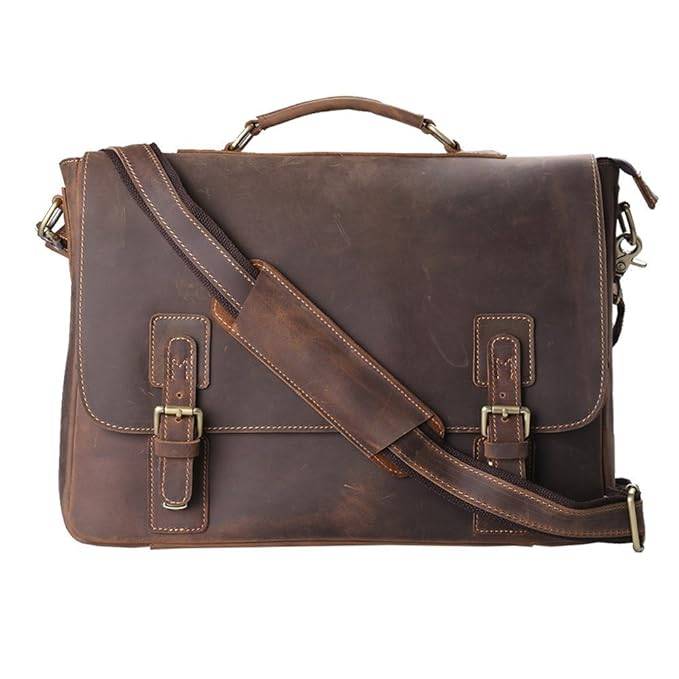 IndiFash - 100% Leather Messenger Bag