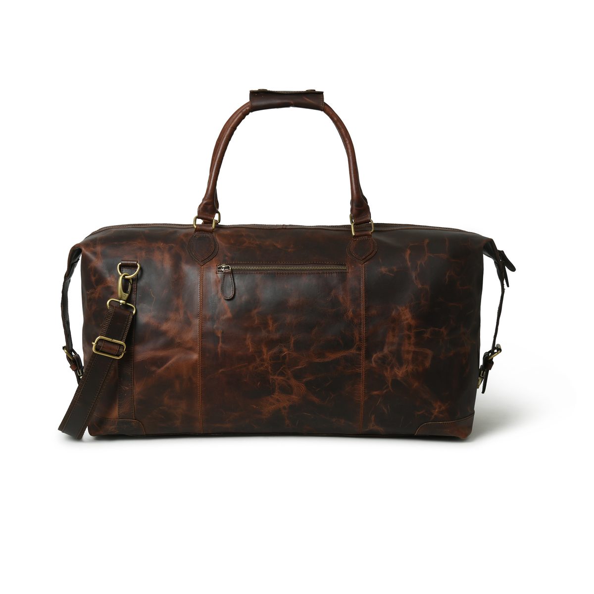 IndiFash 20 Inch buffalo duffle leather bag