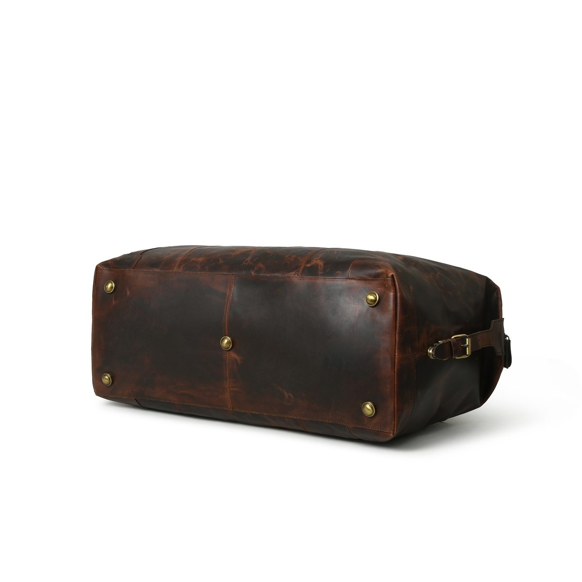 IndiFash 20 Inch buffalo duffle leather bag thumbnail 5