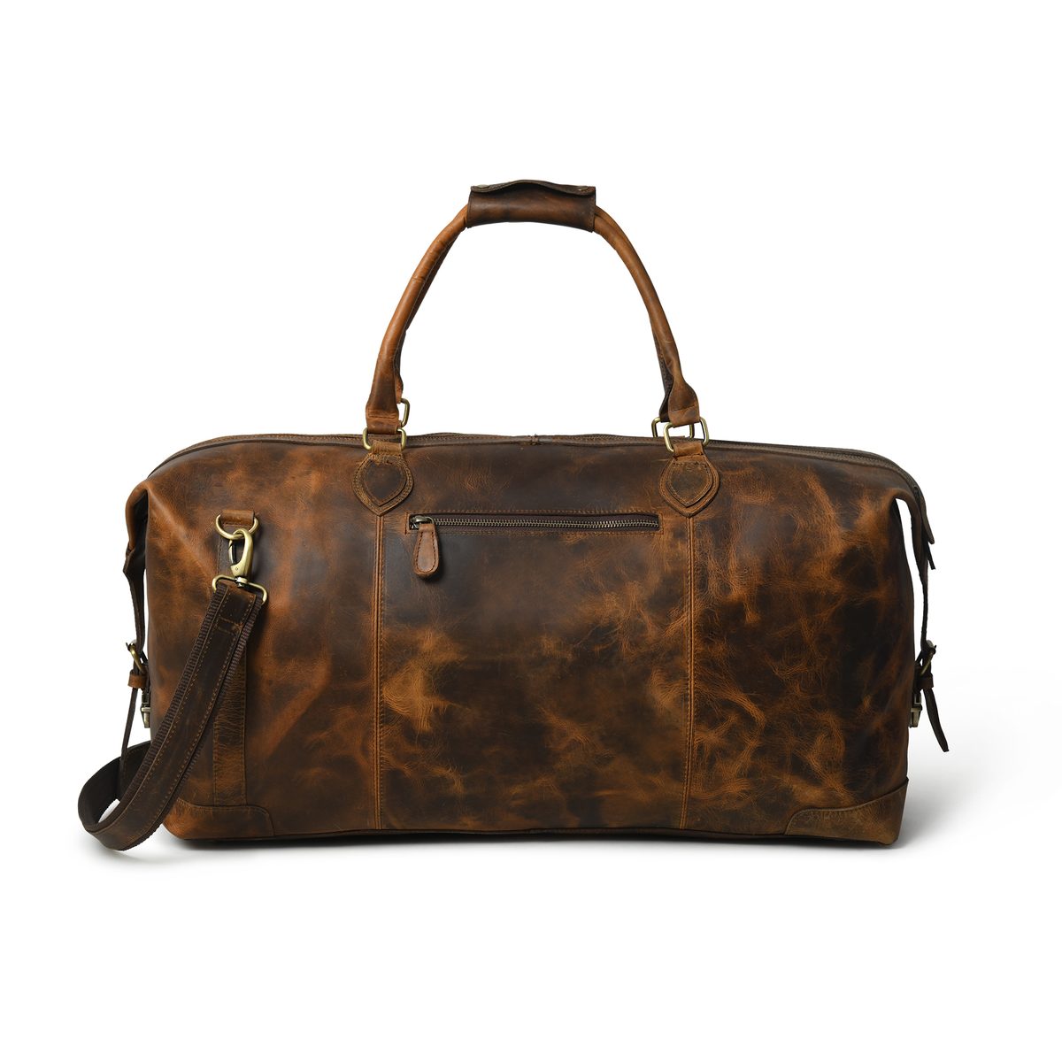 IndiFash 22 Inch Buffalo Oil Pull Up bag