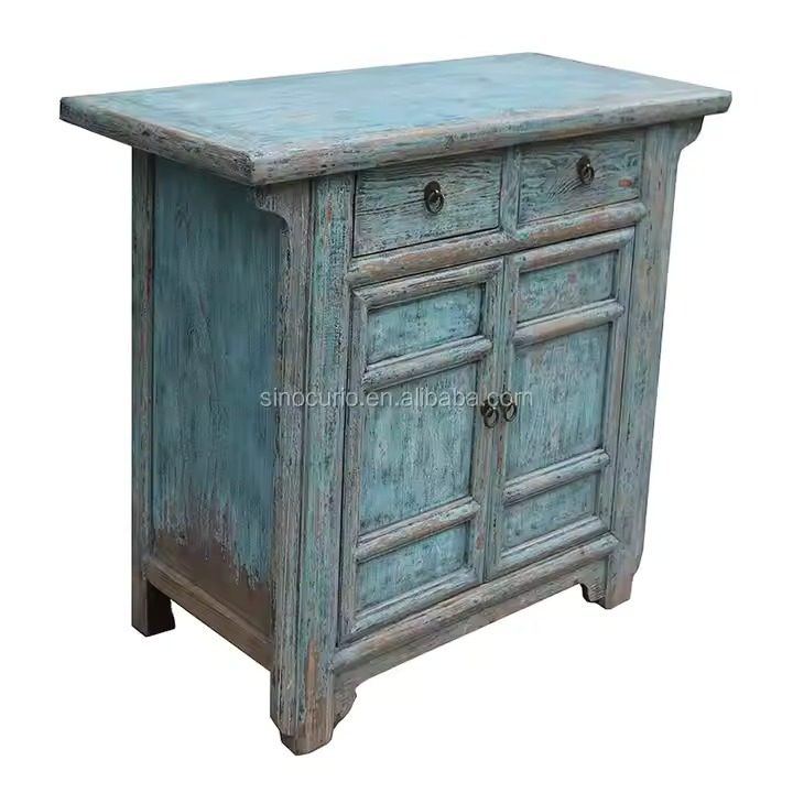 IndiFash Antique Vintage Rustic Recycled Wood Furniture thumbnail 4