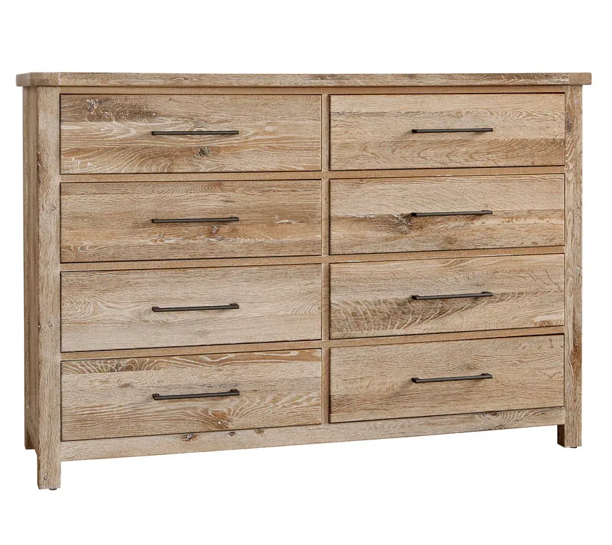 IndiFash Antique Wooden 8-Drawer Dresser