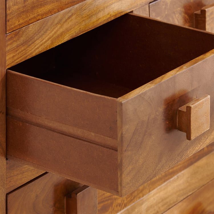 IndiFash Antique Wooden Chest of 6 Drawers thumbnail 4
