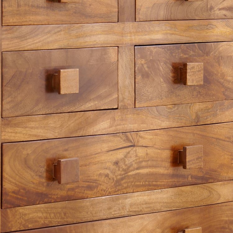 IndiFash Antique Wooden Chest of 6 Drawers thumbnail 5