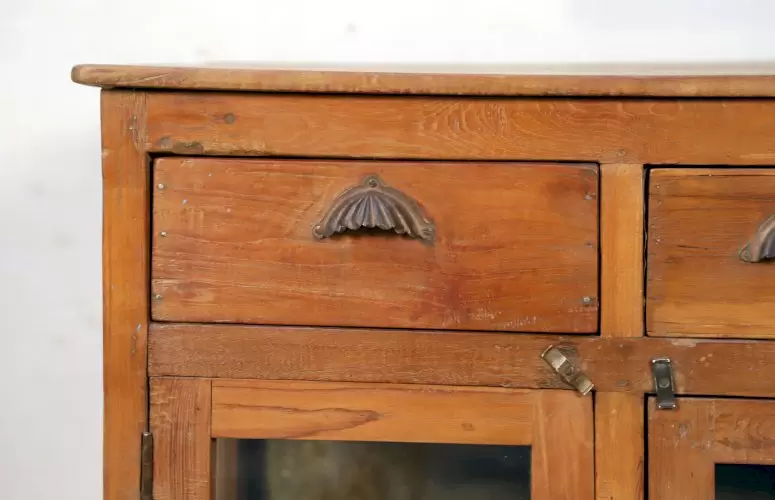 IndiFash Antique Wooden Teak Sideboard thumbnail 2