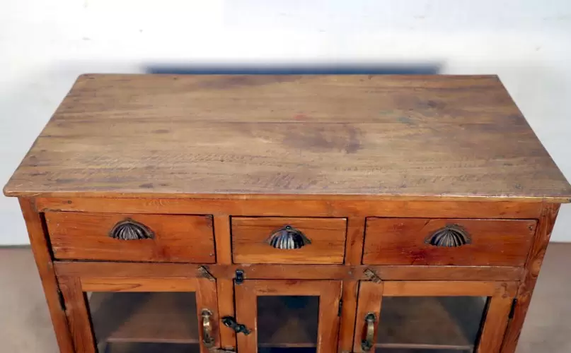 IndiFash Antique Wooden Teak Sideboard thumbnail 4