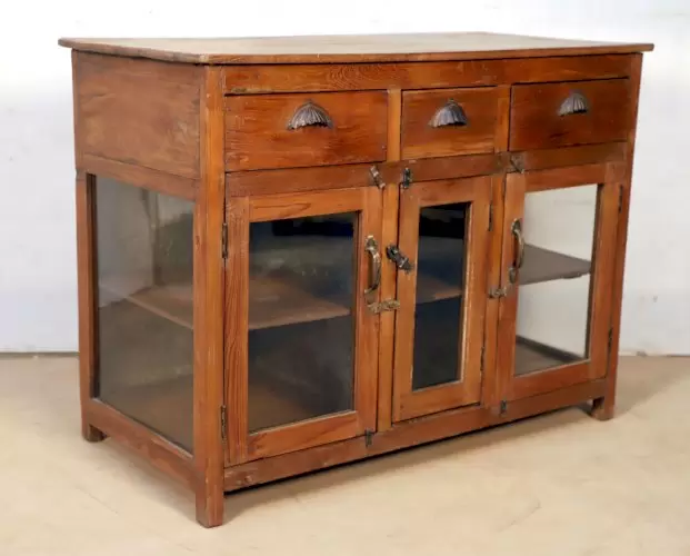 IndiFash Antique Wooden Teak Sideboard thumbnail 5