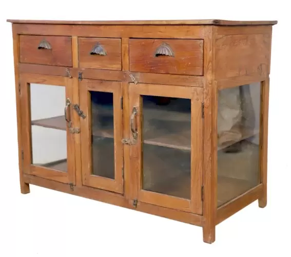 IndiFash Antique Wooden Teak Sideboard thumbnail 6