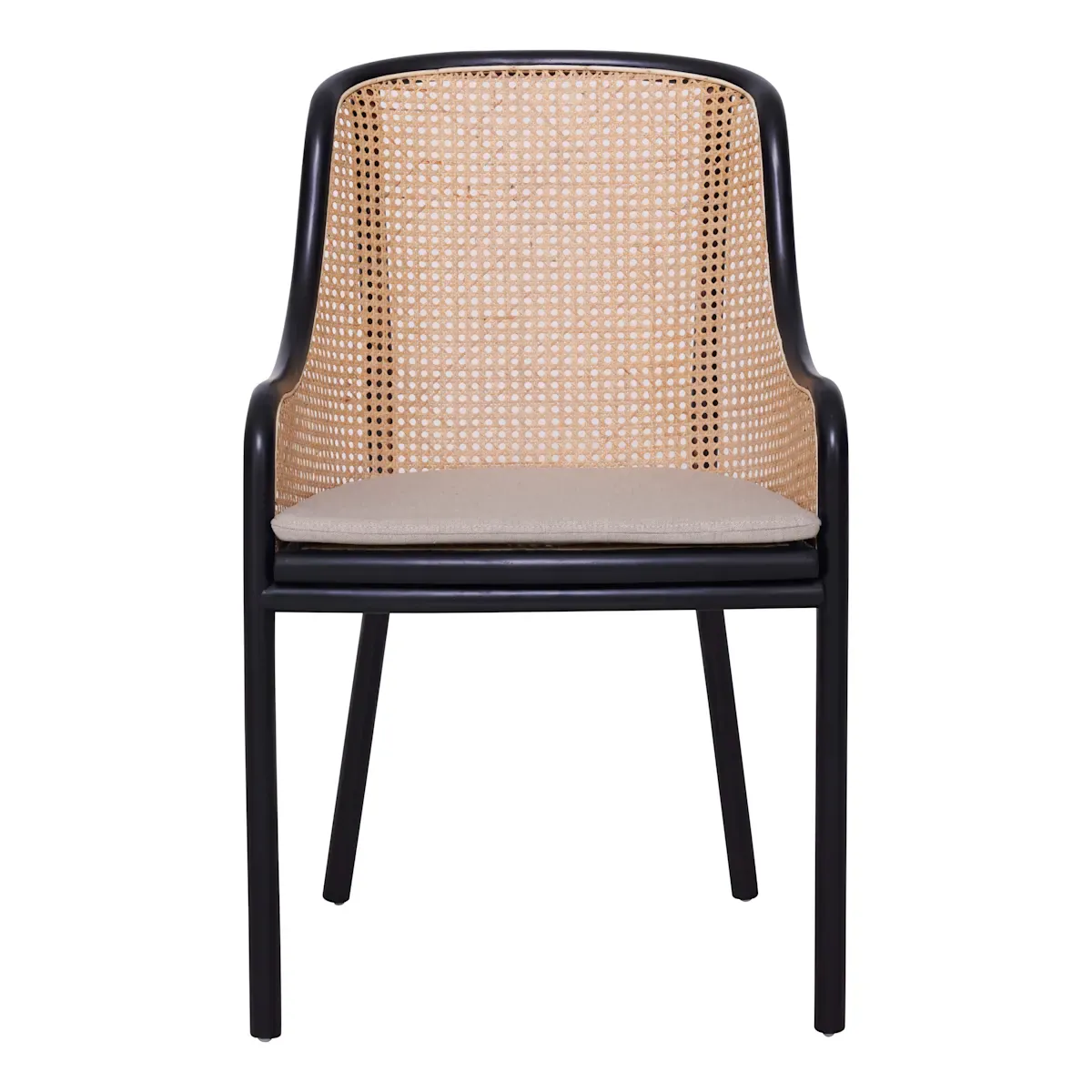 IndiFash Black Dining Wooden Chair