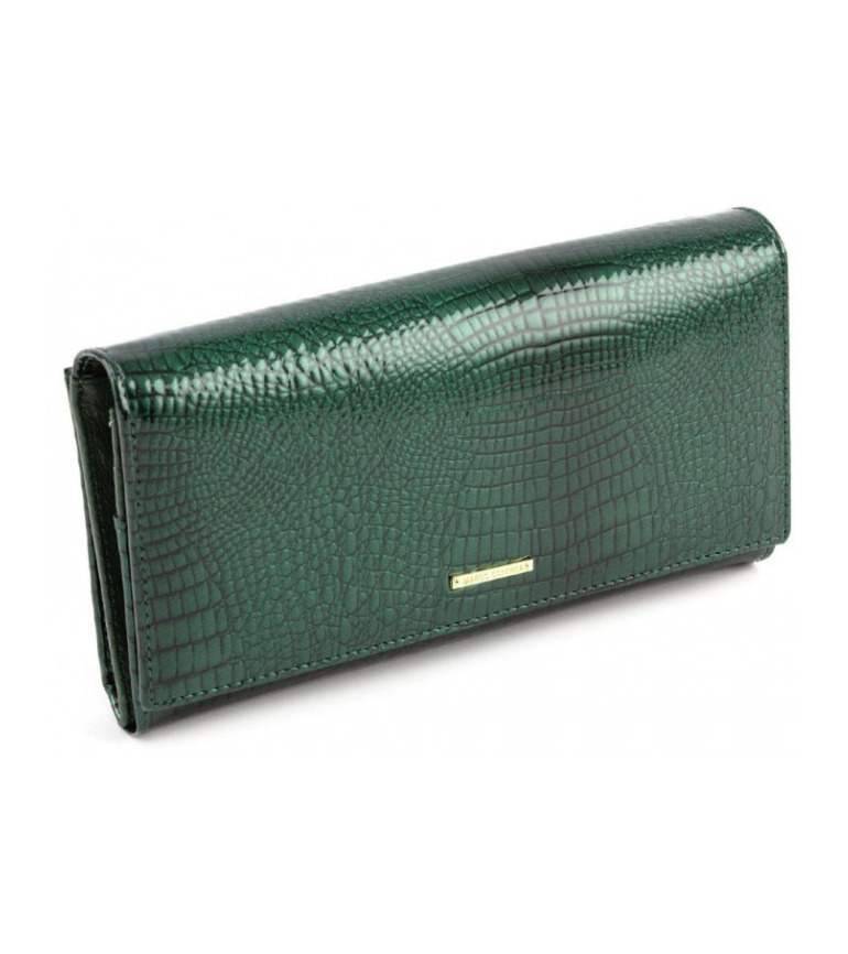 IndiFash brown Green Clutch