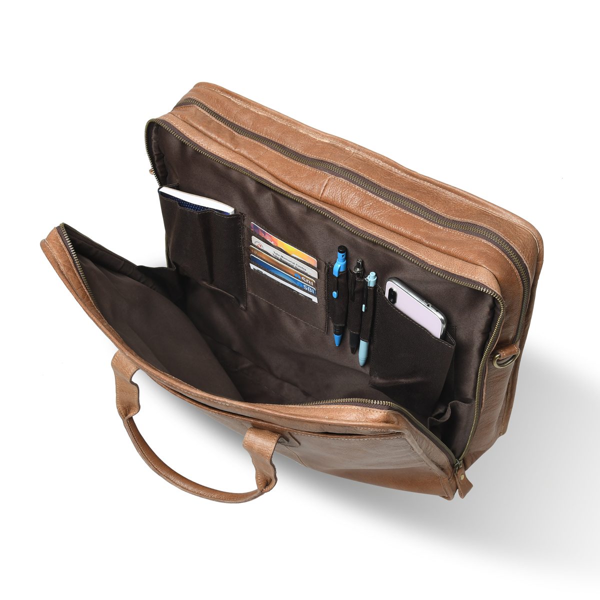 IndiFash buffalo Mens leather bag thumbnail 8