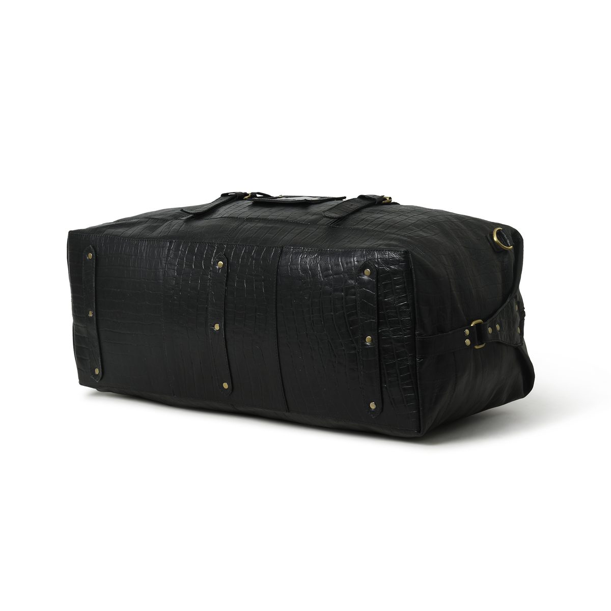 IndiFash 20 Inch buffalo leather duffle bag thumbnail 5