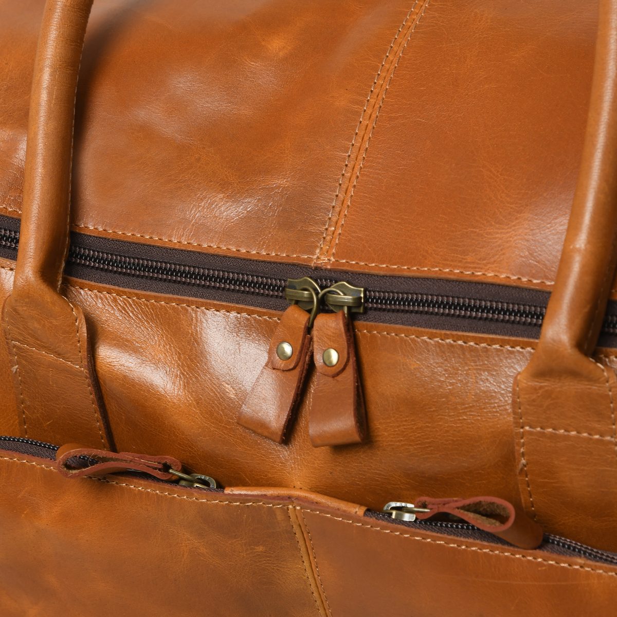 IndiFash -20 inch buffalo leather duffle bag |100% Genuine Leather thumbnail 6