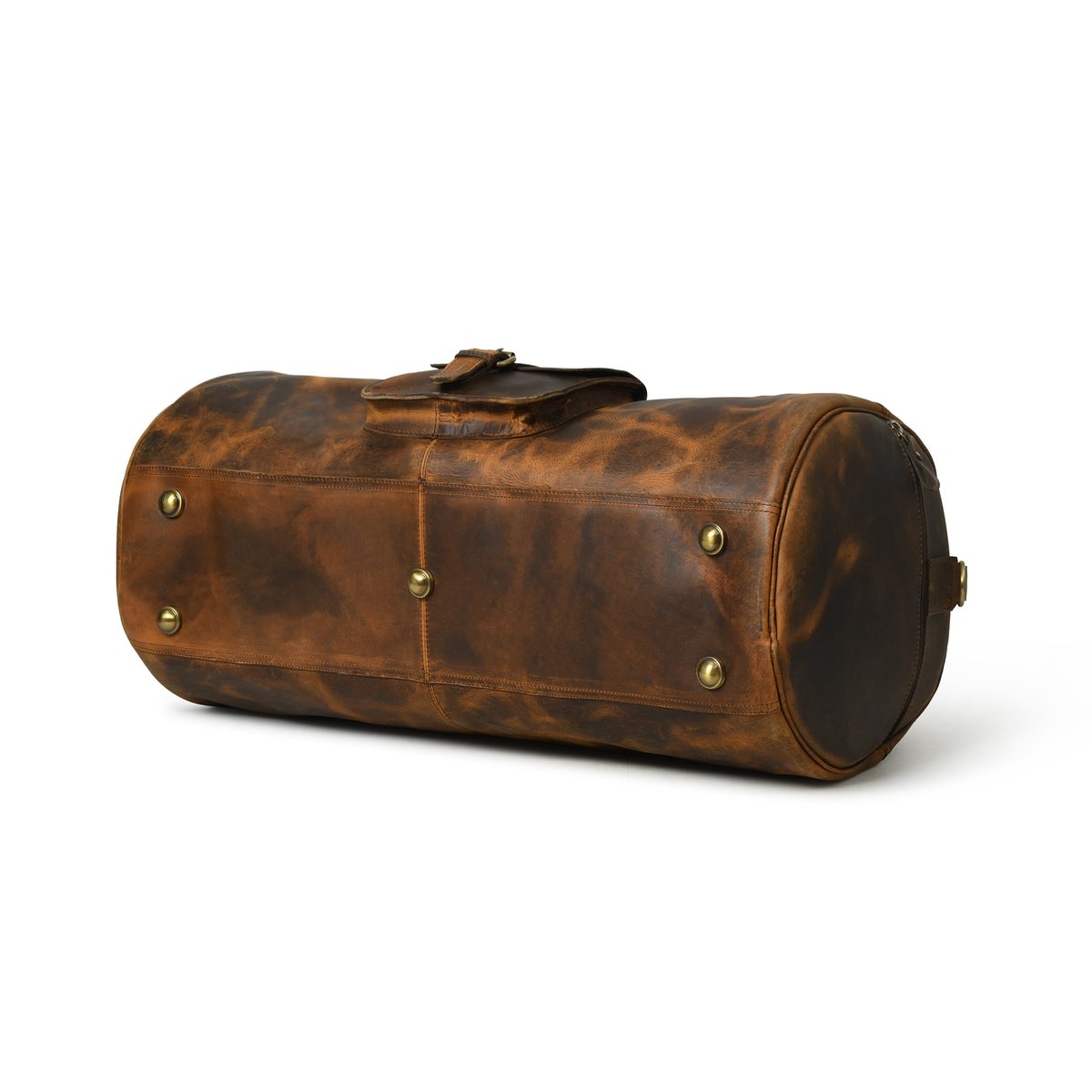 IndiFash 24 Inch buffalo leather duffle bag - Travel,Gym thumbnail 4