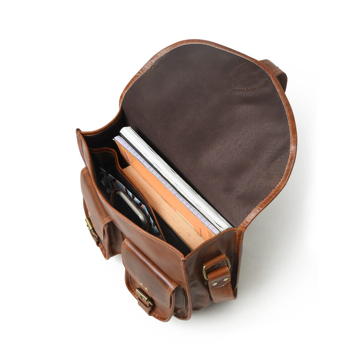 IndiFash buffalo leather SideBag thumbnail 4