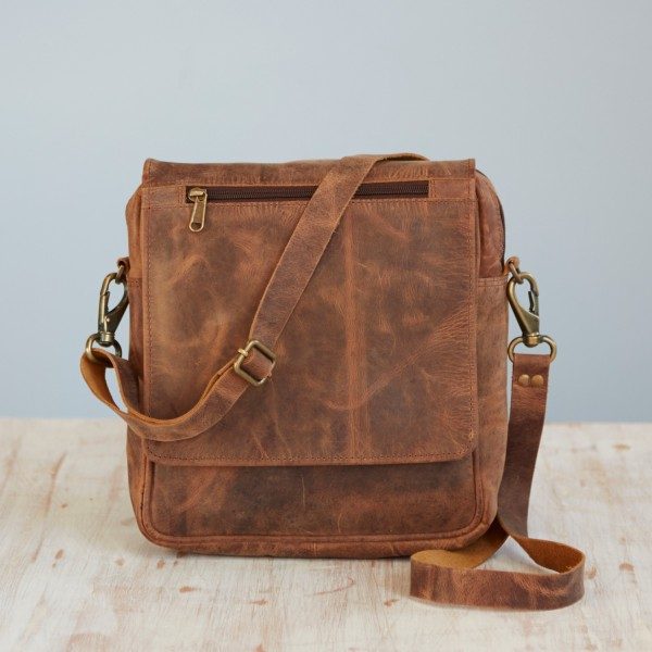 IndiFash 9*11 inch buffalo leather bag thumbnail 5
