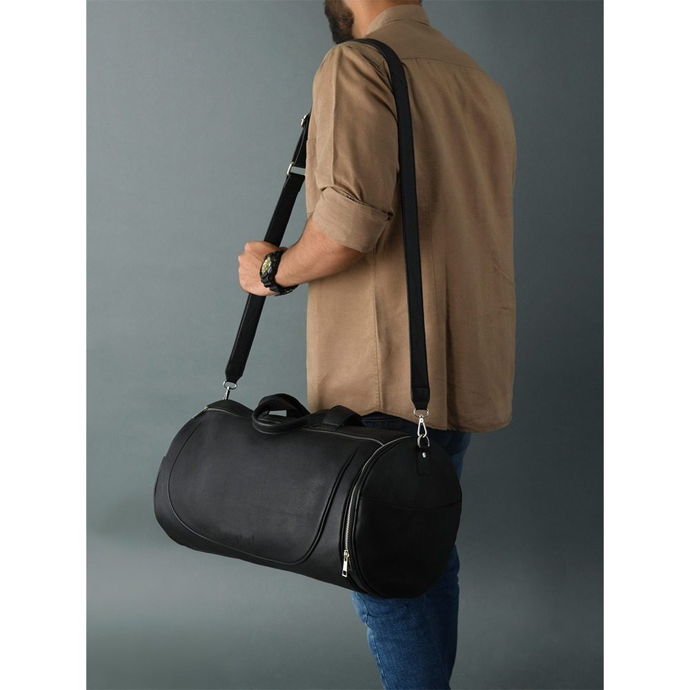 IndiFash 16 Inch buffalo Tan Crunch leather bag thumbnail 8