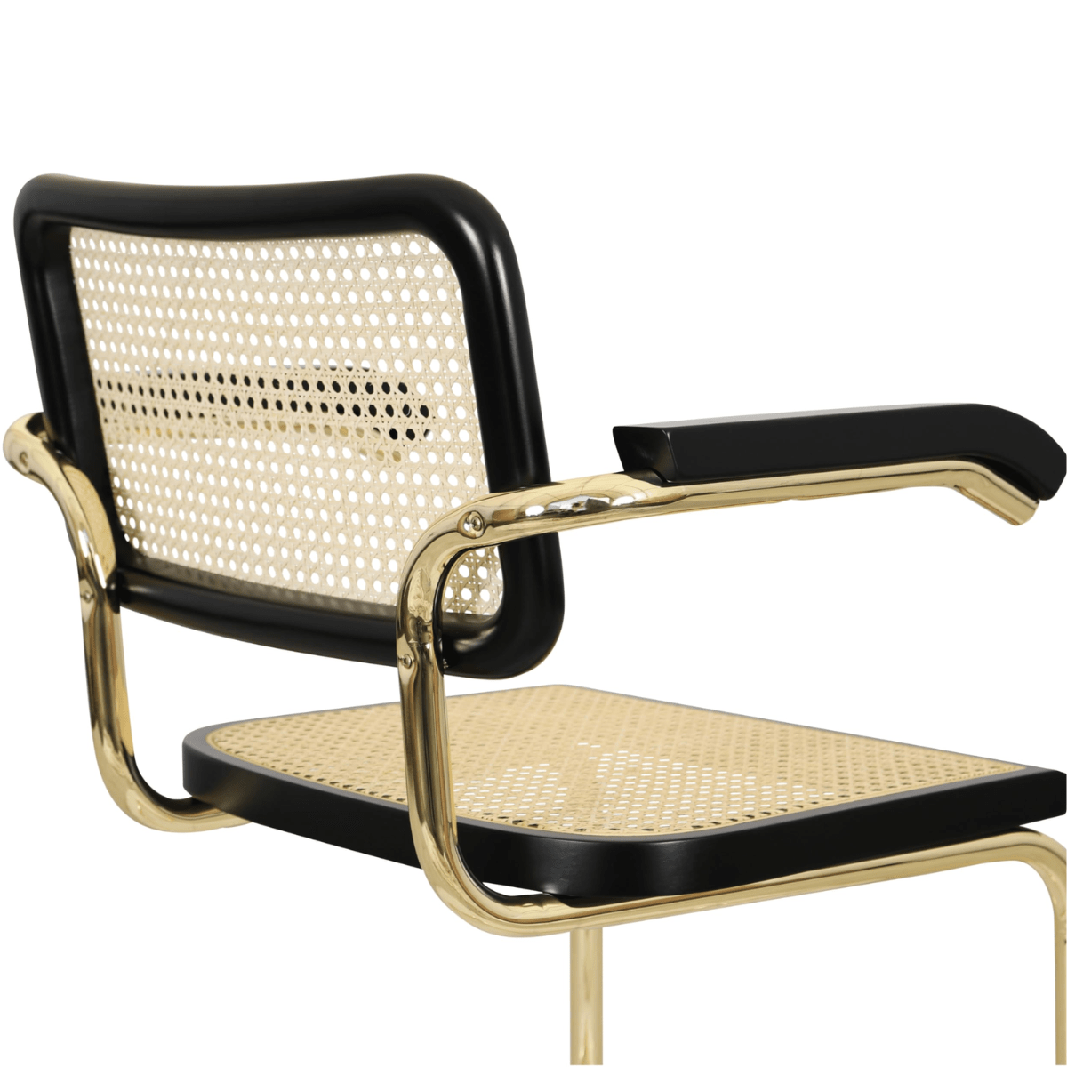 IndiFash Cane Cantilever Wooden Chair thumbnail 3