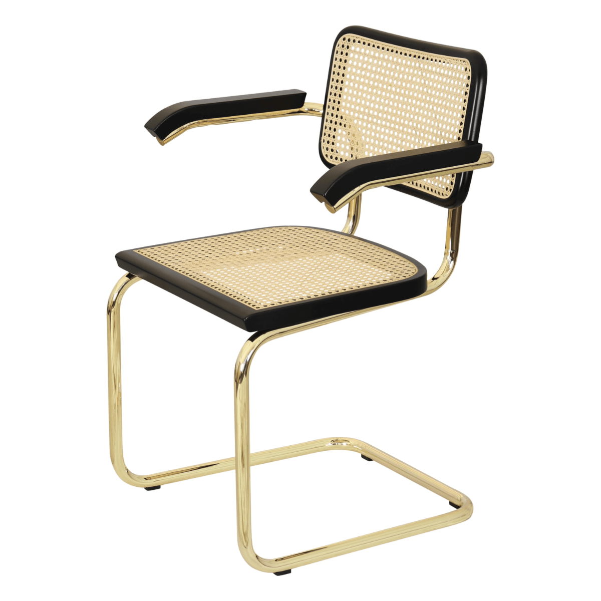 IndiFash Cane Cantilever Wooden Chair thumbnail 6