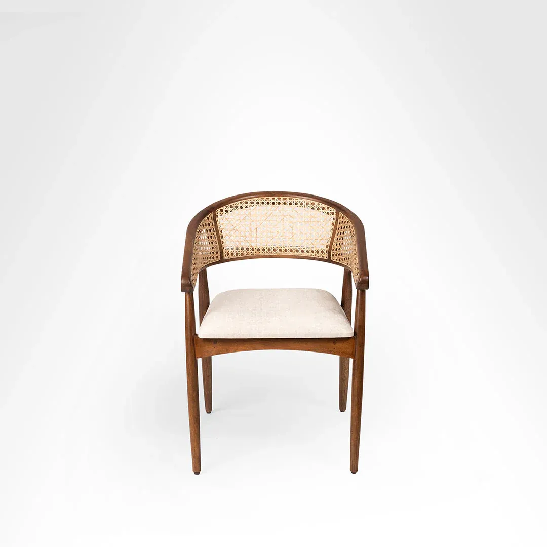 IndiFash Cane Wooden Chair