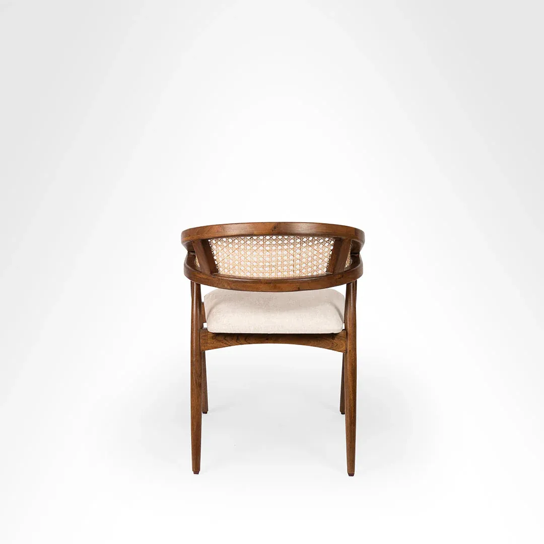 IndiFash Cane Wooden Chair thumbnail 3