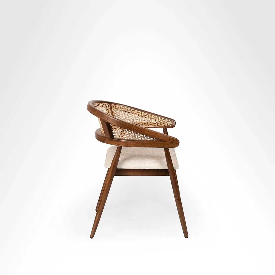 IndiFash Cane Wooden Chair thumbnail 4