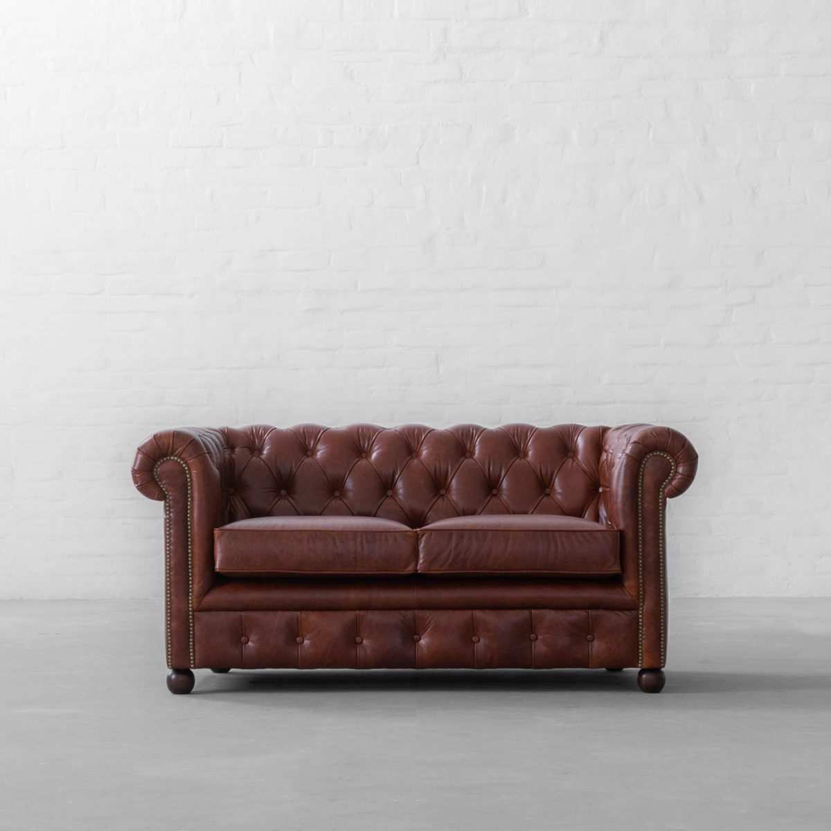 IndiFash Chester Leather Sofa