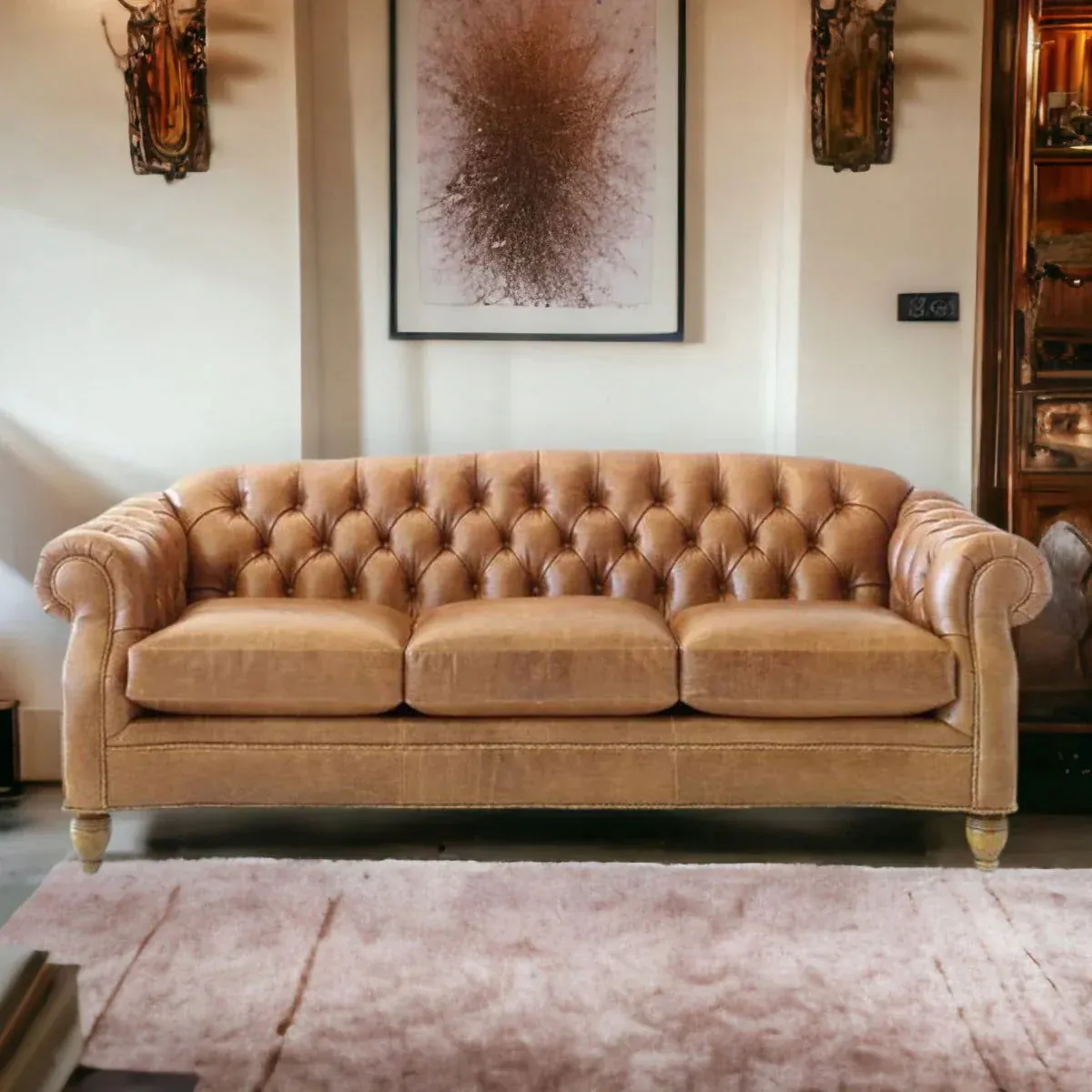 IndiFash CHESTERFIELD TUFTED SOFA