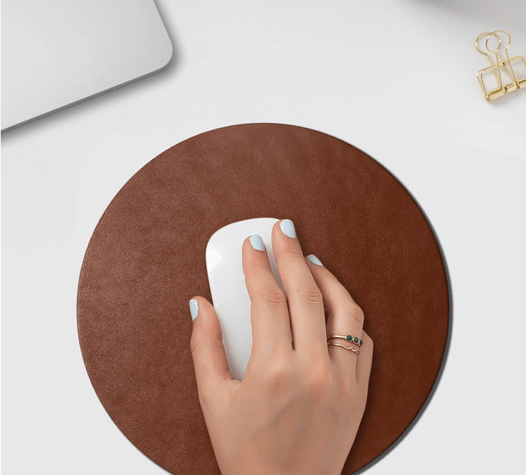 IndiFash Desk Mat for Premium Goat Leather Large Laptop mat | Extended Mouse pad and Keyboard Desk pad | | Reversible Deskspread - thumbnail 6