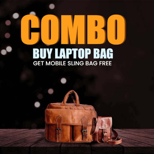 IndiFash - Handcrafted Mobile Sling Bag & laptop bag | 100% Genuine Leather