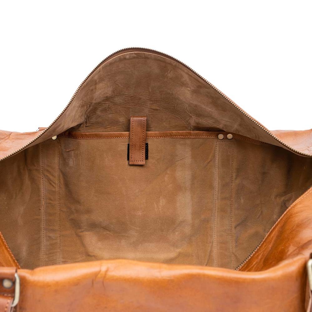 IndiFash 24 Inch leather bag Metal rivets for bottom reinforcement thumbnail 10