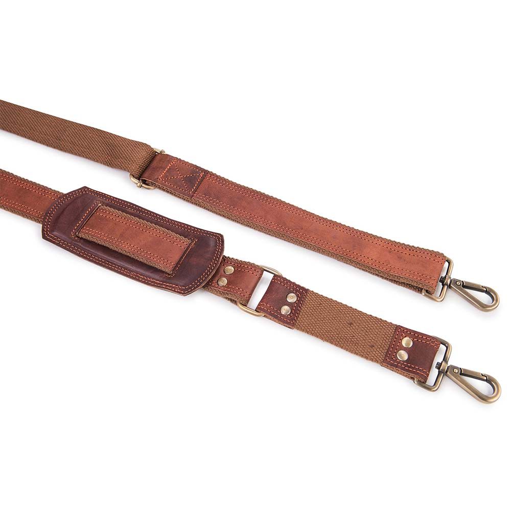 IndiFash 24 Inch leather bag Metal rivets for bottom reinforcement thumbnail 5
