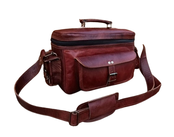 IndiFash Leather Camera Bag