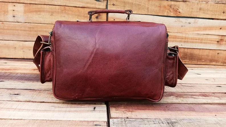IndiFash Leather Camera Bag thumbnail 4