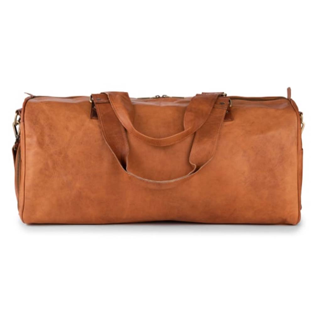 IndiFash leather duffle bag