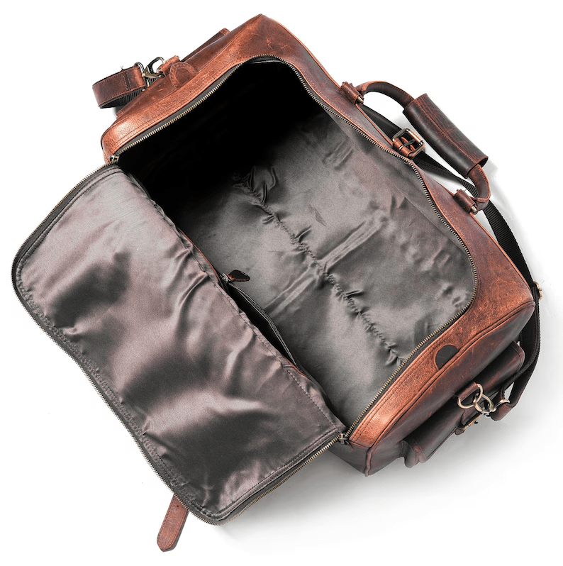 IndiFash Leather Duffle Bag - Elegance and Functionality in One thumbnail 4