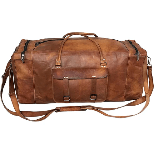 IndiFash Leather Duffle Bag - Premium Quality and Versatility