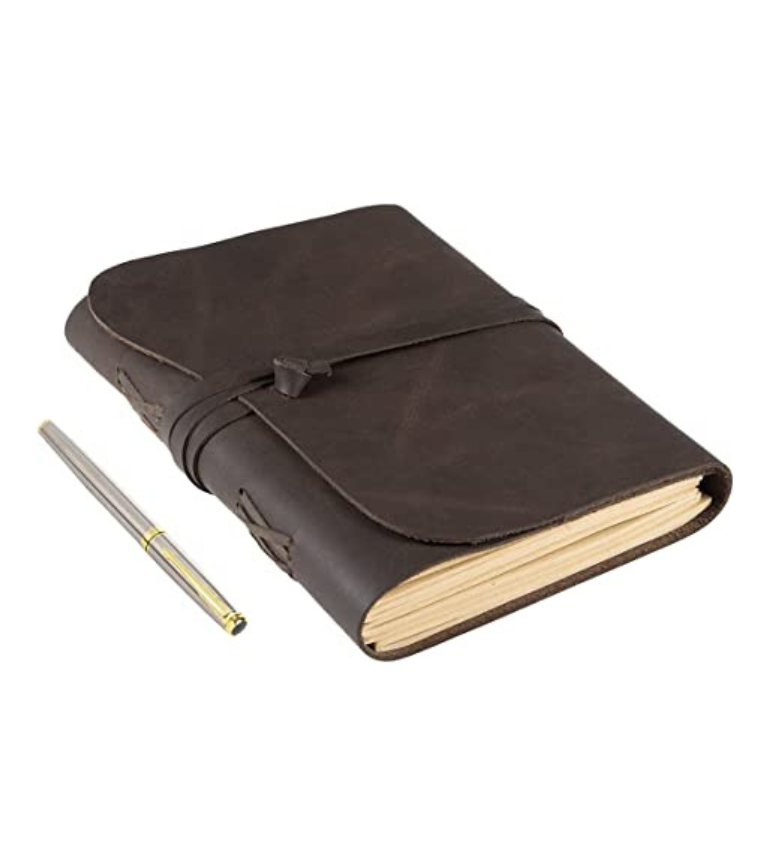 IndiFash Leather Journal Notebook Leather Bound Journal for Men
