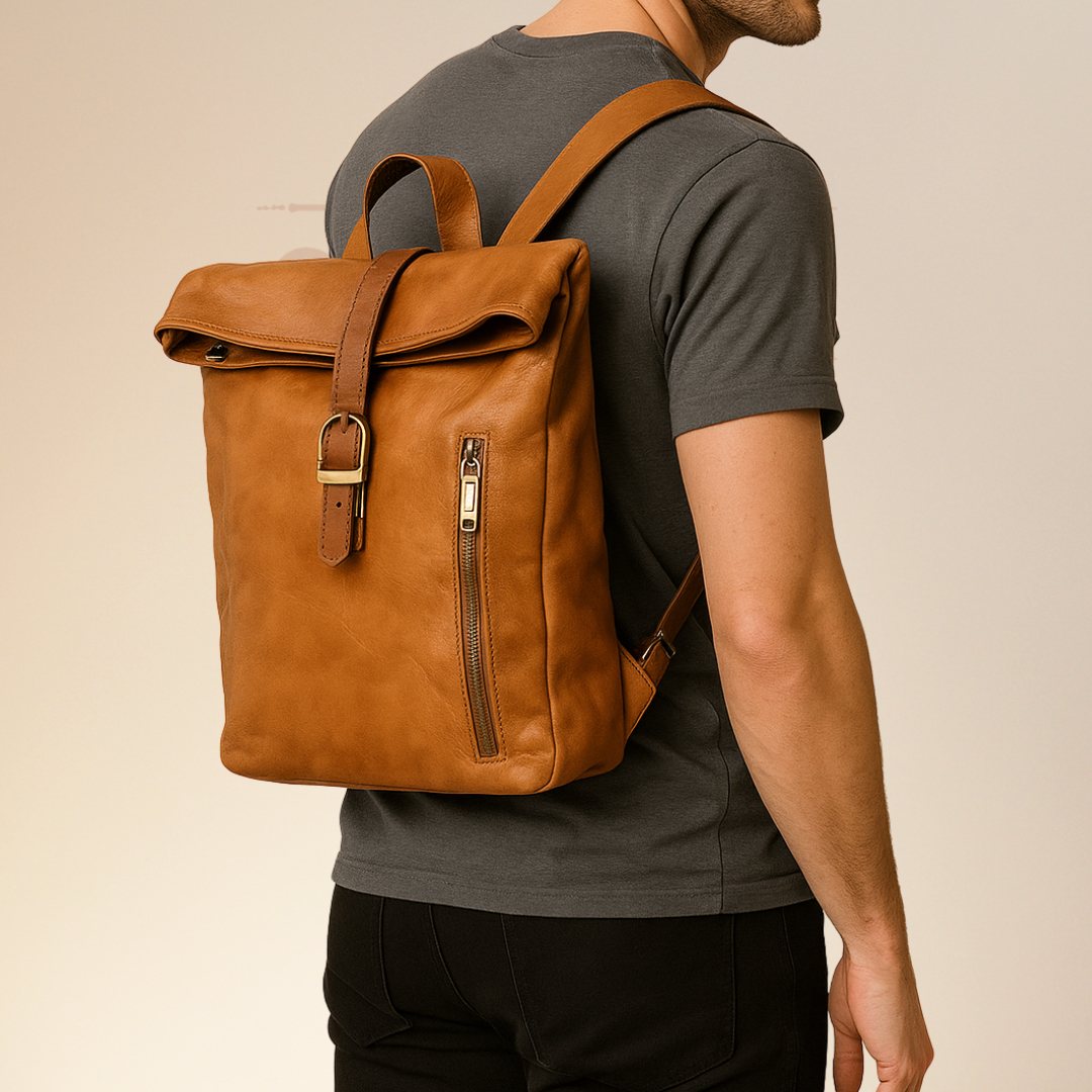 IndiFash -Leather 12*16 inch Pen Bag | 100% Genuine Leather thumbnail 6