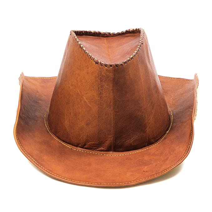 IndiFash Leather Stylish Fashionable Cowboy Hat for Unisex (Copy)