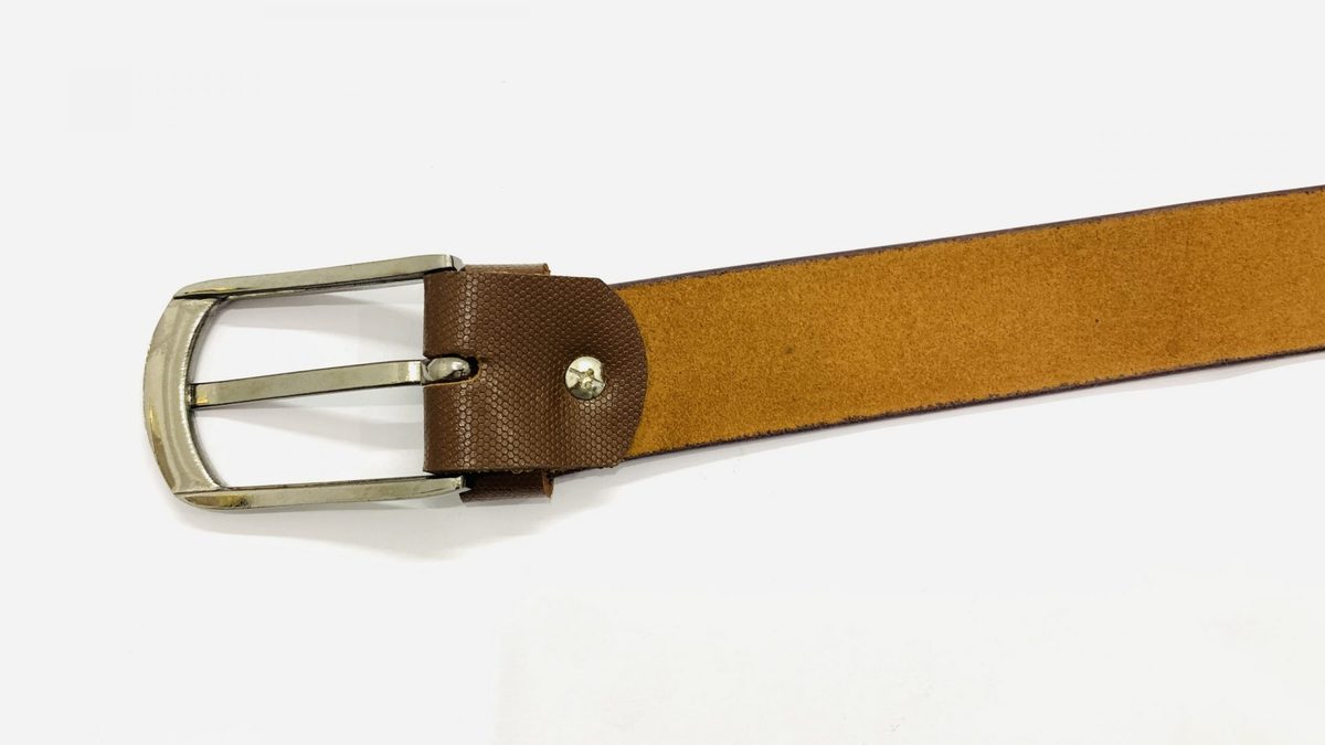 IndiFash Men’s Leather Belt 100% Buffalo Genuine Leather Belt 1.5″ Width thumbnail 5