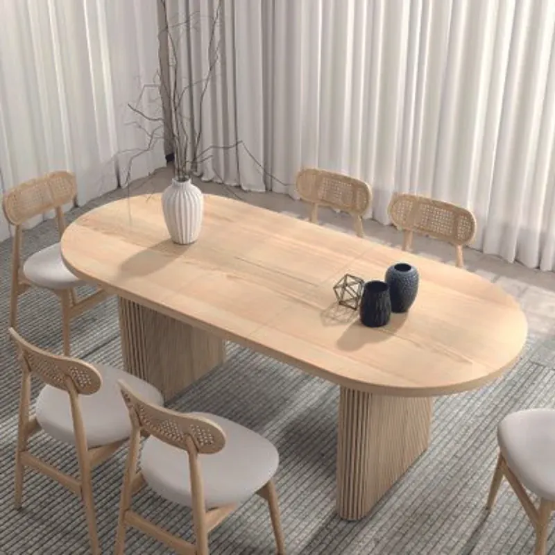 IndiFash Rattan Back Wooden Chair thumbnail 4