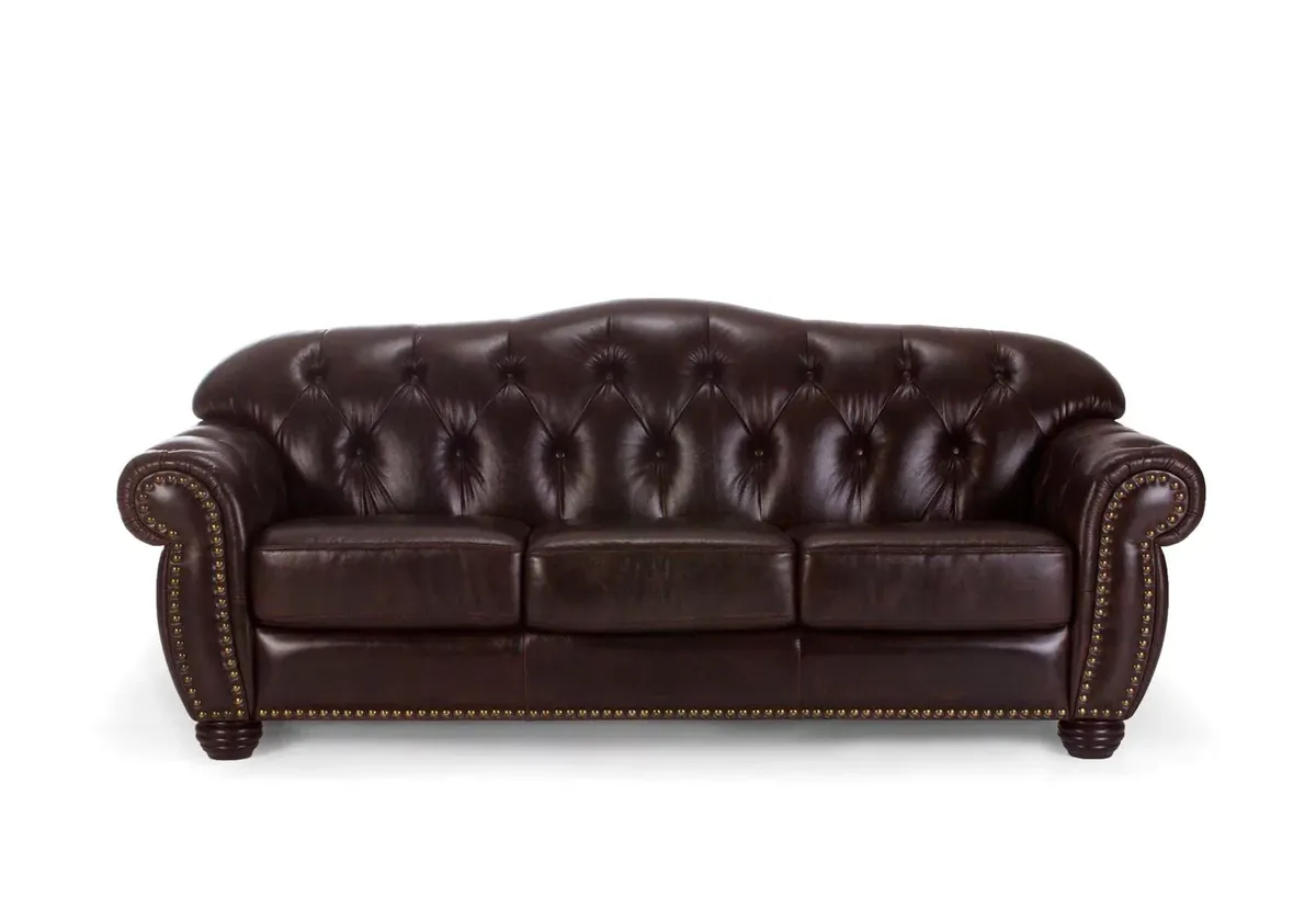 IndiFash 3 Seater Colonial Chesterfield Sofa thumbnail 6