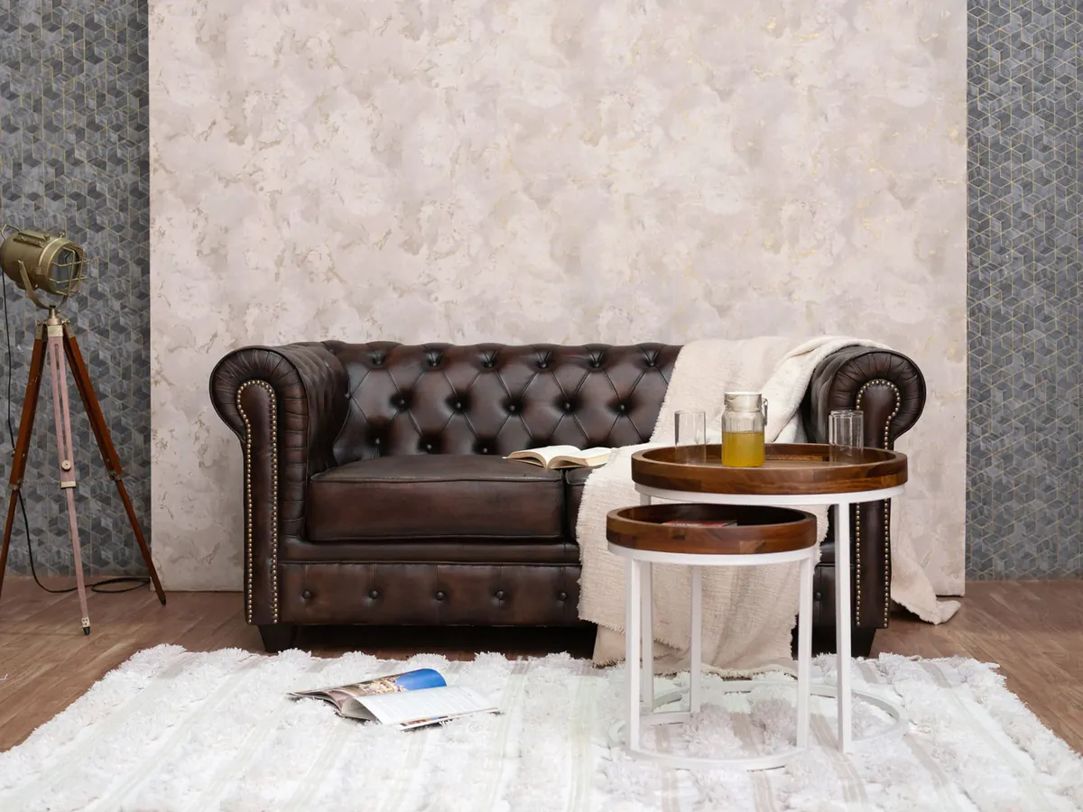 IndiFash Traditional Chesterfield 2 Seater Sofas
