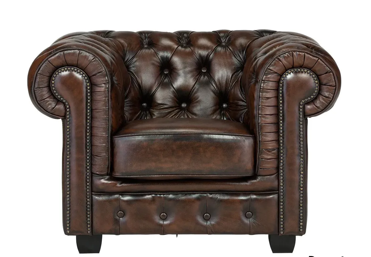 IndiFash Traditional Chesterfield Set of 3 Sofas thumbnail 6