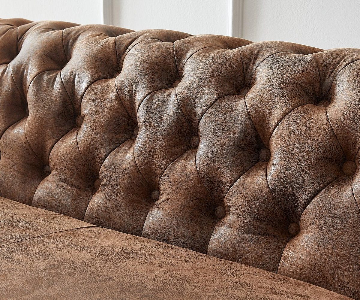 IndiFash Vintage 2- Seater Chesterfield Sofa thumbnail 4