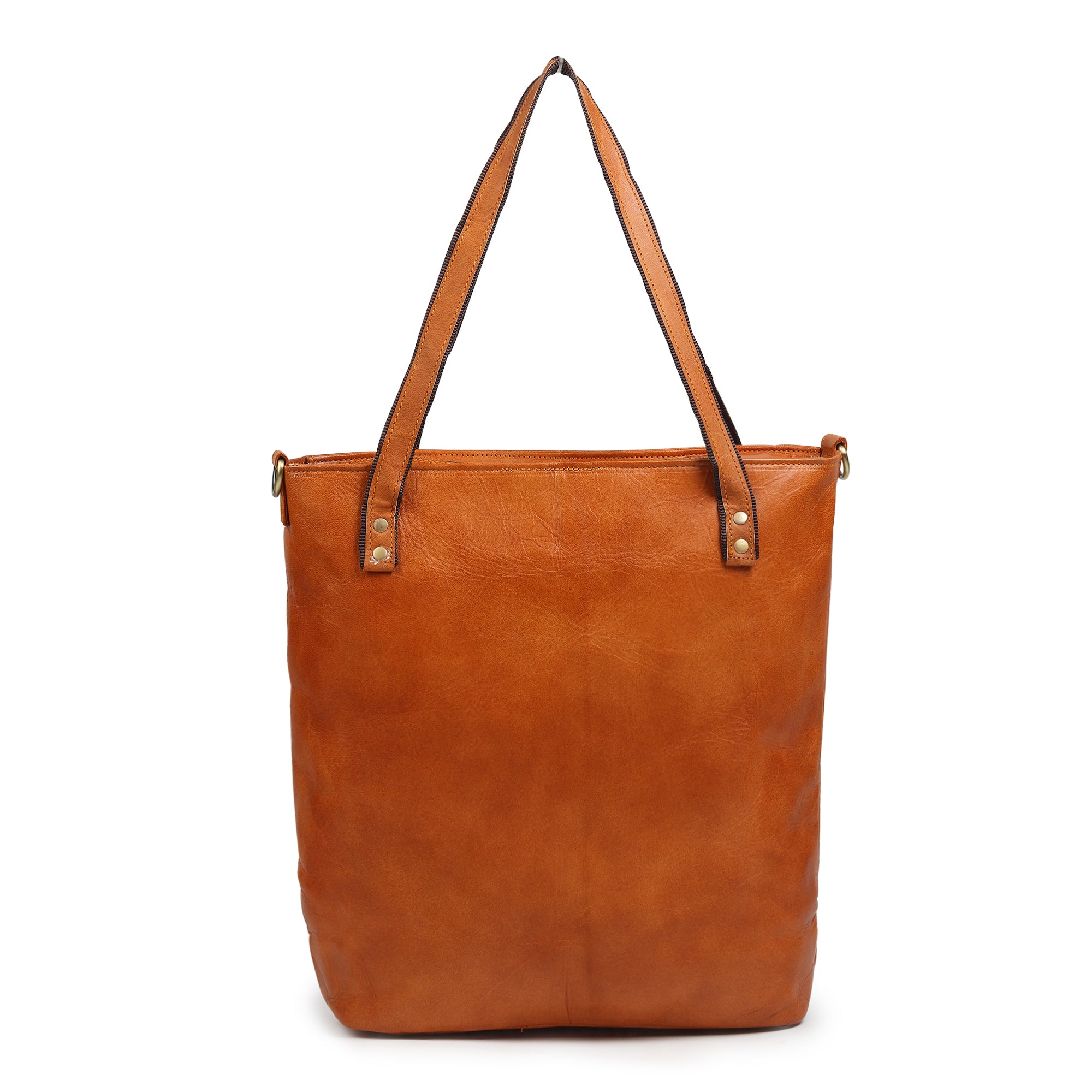 Classic Vertical Leather Tote thumbnail 7
