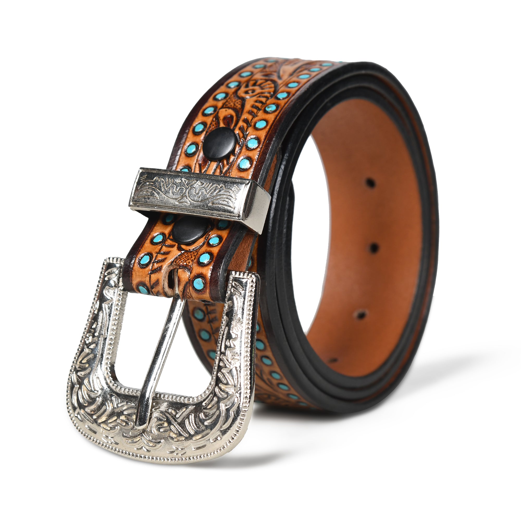Designer Western Leather Belt thumbnail 22
